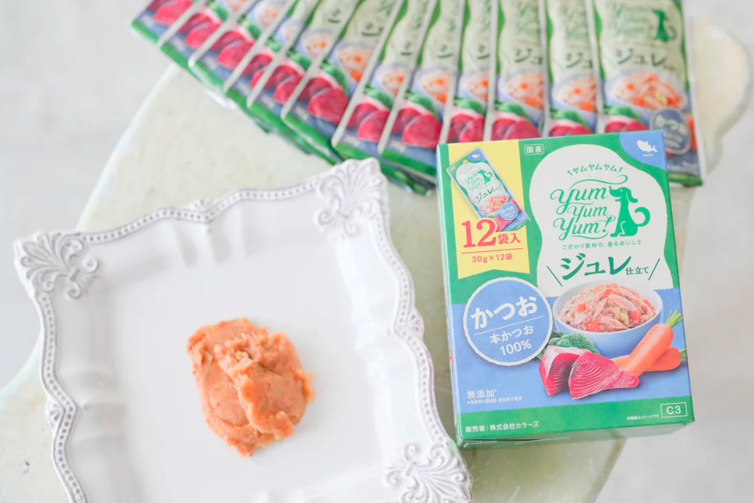 【yum yum yum!】 ジュレ仕立て かつお(30g × 12袋)【一般食・ジュレ】